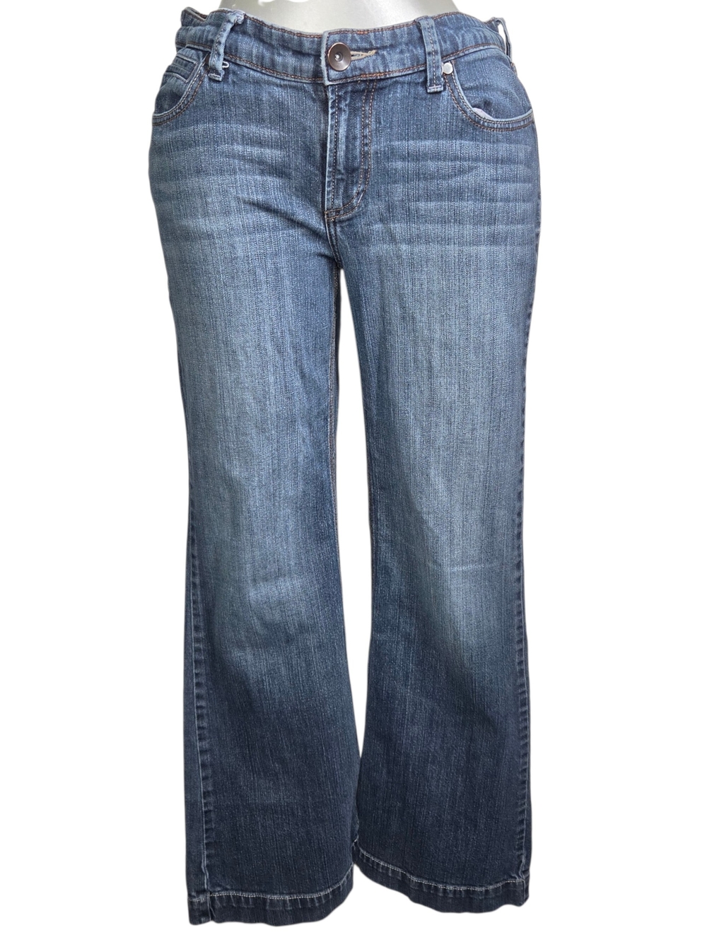 a.n.a Women's Light Blue Wide-Leg Jeans. Size 12